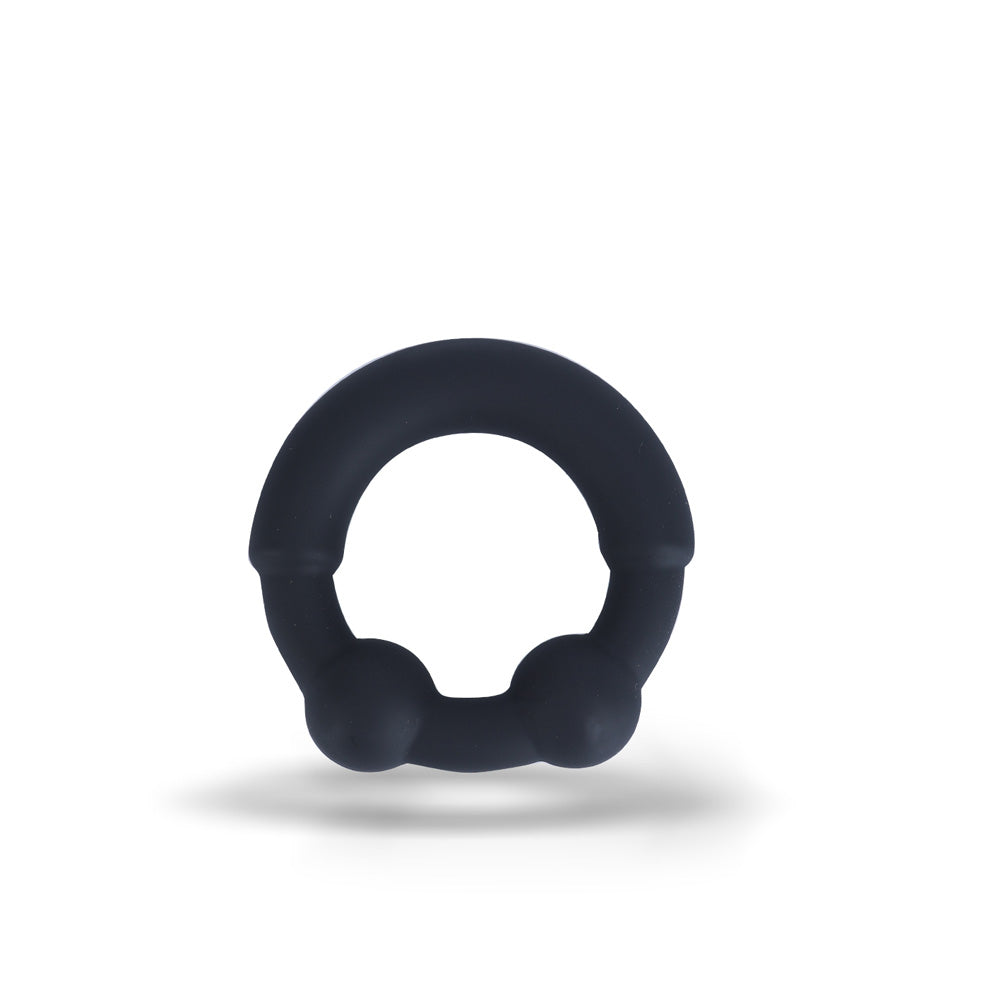 AXEL Liquid Silicone Metal Reinforced Super Stretch C-Ring - BLACK