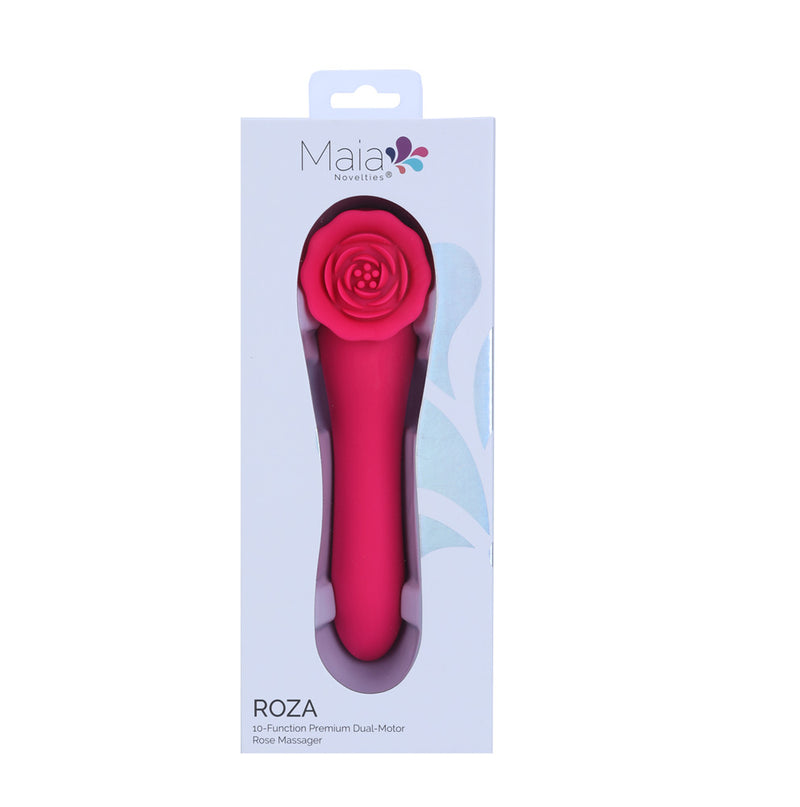 ROZA 10-Function Silicone Premium Dual-Motor Rose Massager