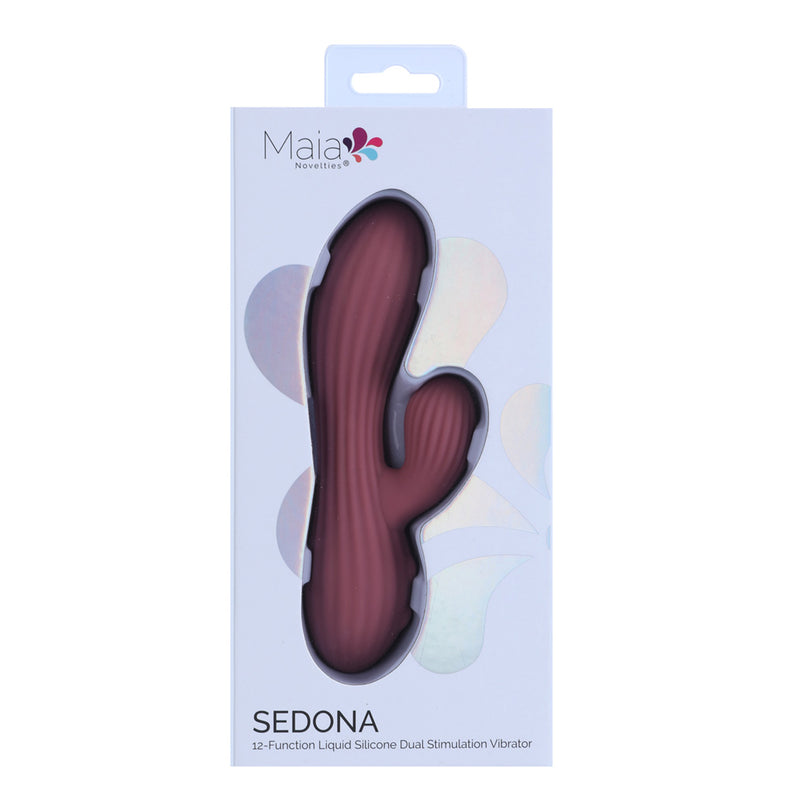 SEDONA 12-Function Liquid Silicone Dual Stimulation Vibrator