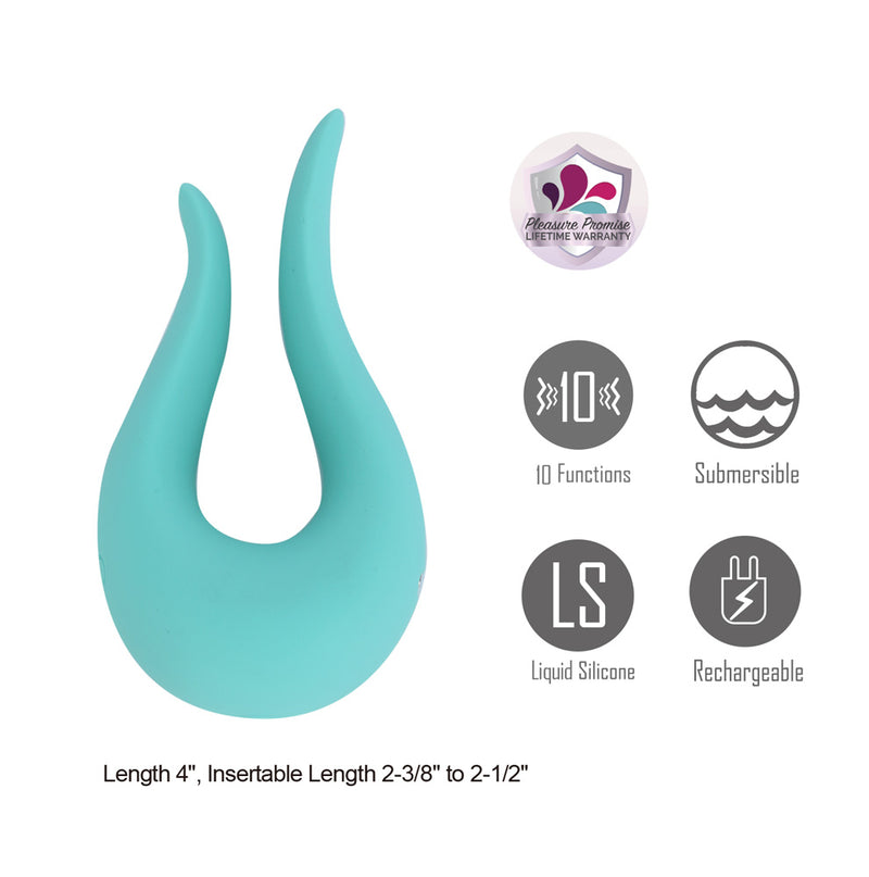 VERA 10-Function Liquid Silicone Dual Flex Vibrator