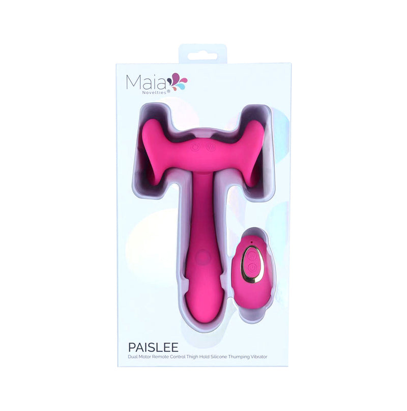PAISLEE Dual Motor Remote Control Thigh Hold Thumping Vibrator