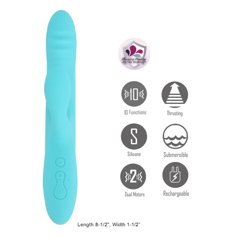 GENEVA 10-Function Dual Motor Thrusting Vibrator