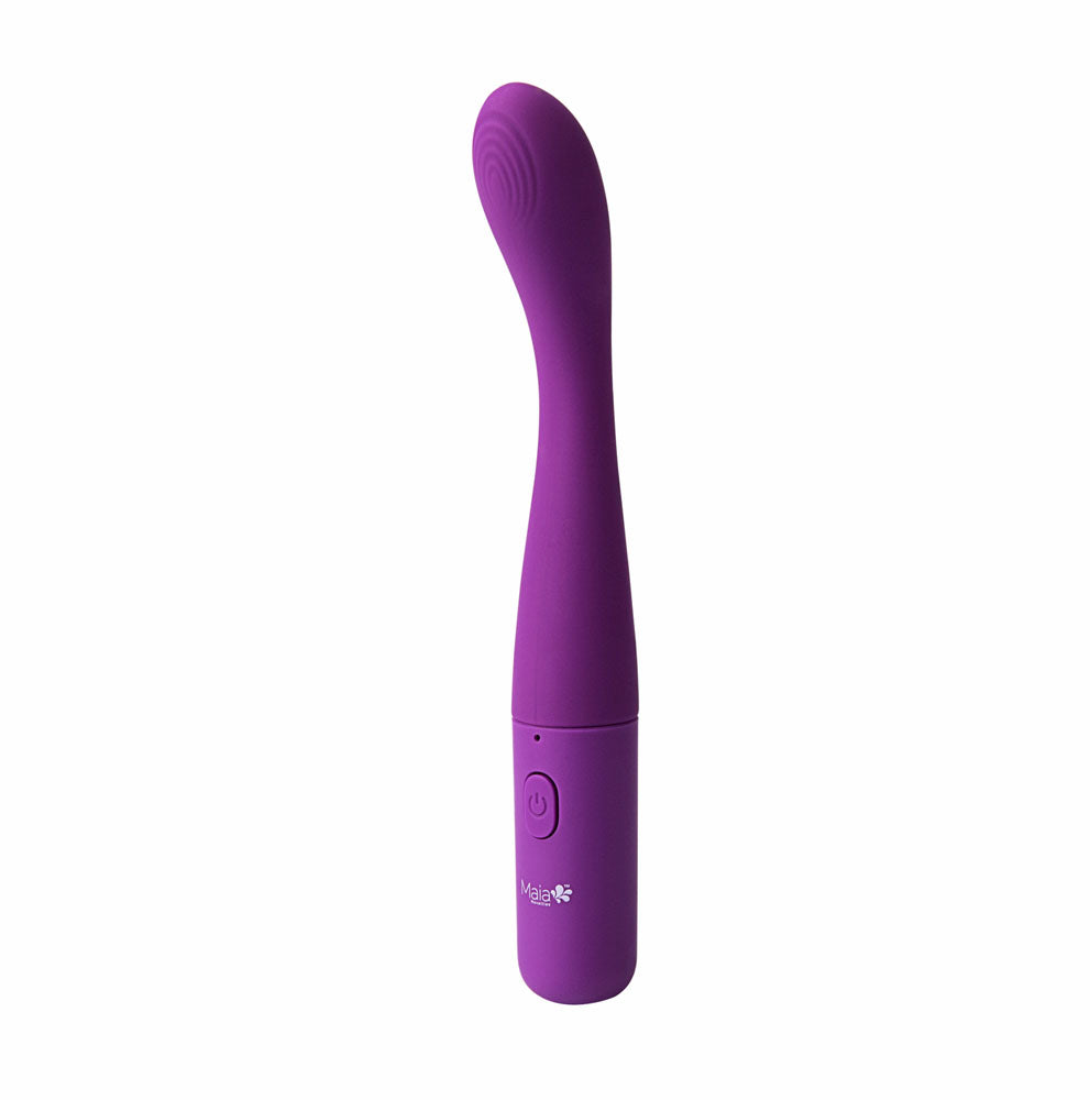 VIBELITE Chelsi 10-Function Silicone G-Spot Rechargeable Vibe Purple maiatoys.com VIBELITE Chelsi 10-Function Silicone G-Spot Rechargeable Vibe Purple maiatoys.com