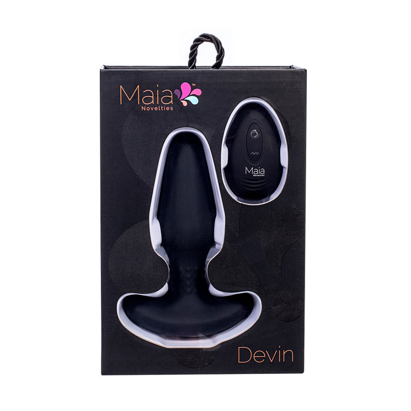 DEVIN Remote Silicone Rechargeable Dual Motor Butt Plug