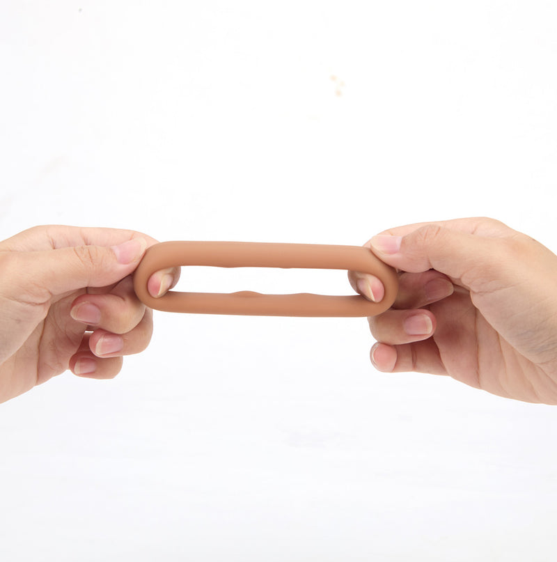 GUNNER Liquid Silicone Super Stretch C-Ring - CARAMEL