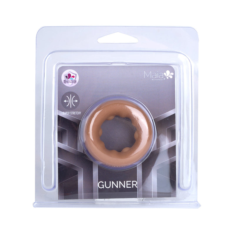 GUNNER Liquid Silicone Super Stretch C-Ring - CARAMEL