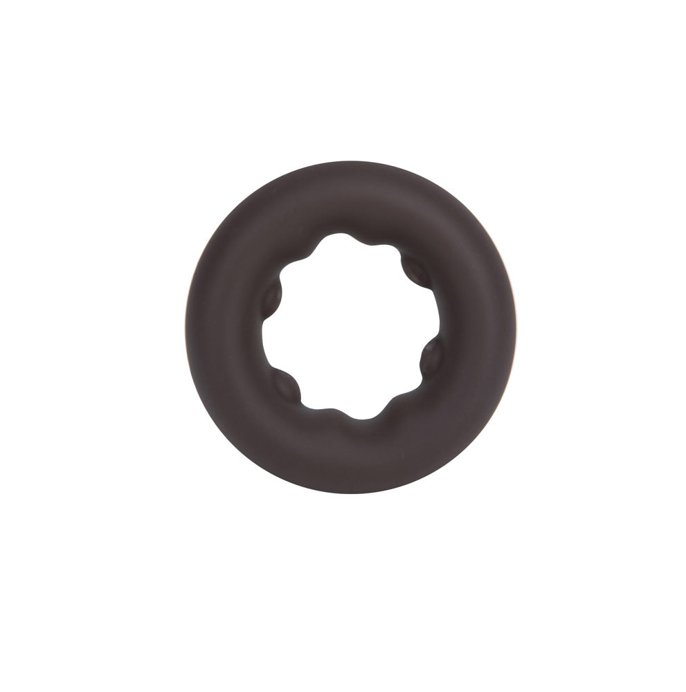 GUNNER Liquid Silicone Super Stretch C-Ring - CHOCOLATE