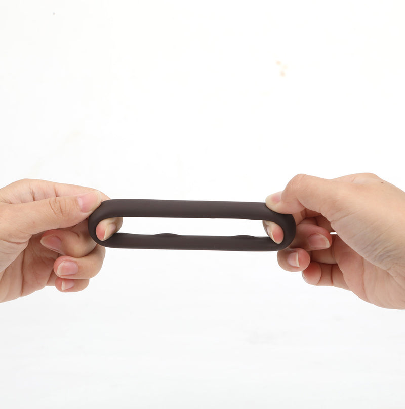 GUNNER Liquid Silicone Super Stretch C-Ring - CHOCOLATE