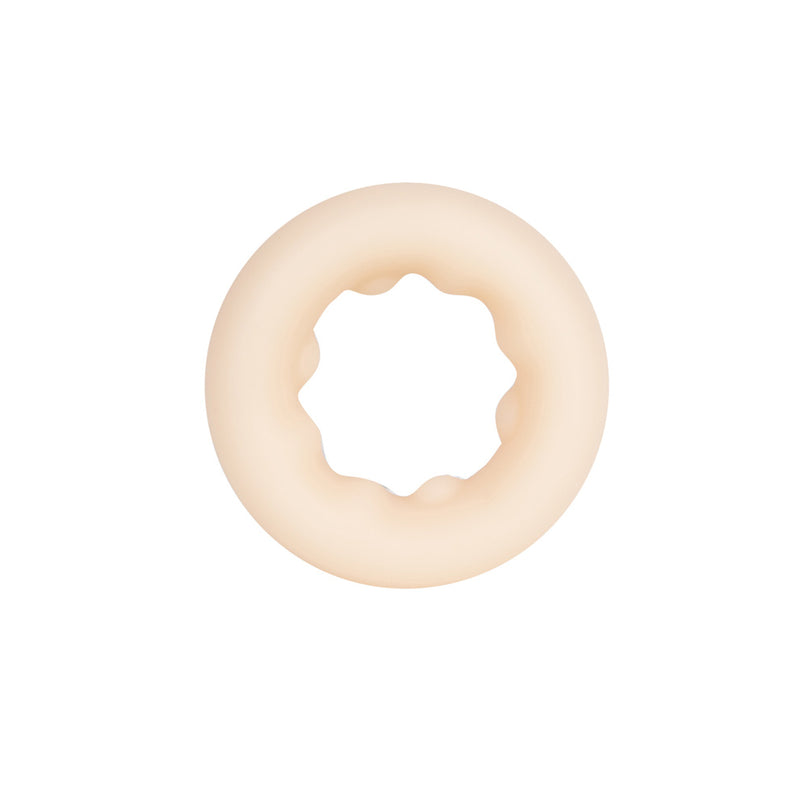 GUNNER Liquid Silicone Super Stretch C-Ring - VANILLA