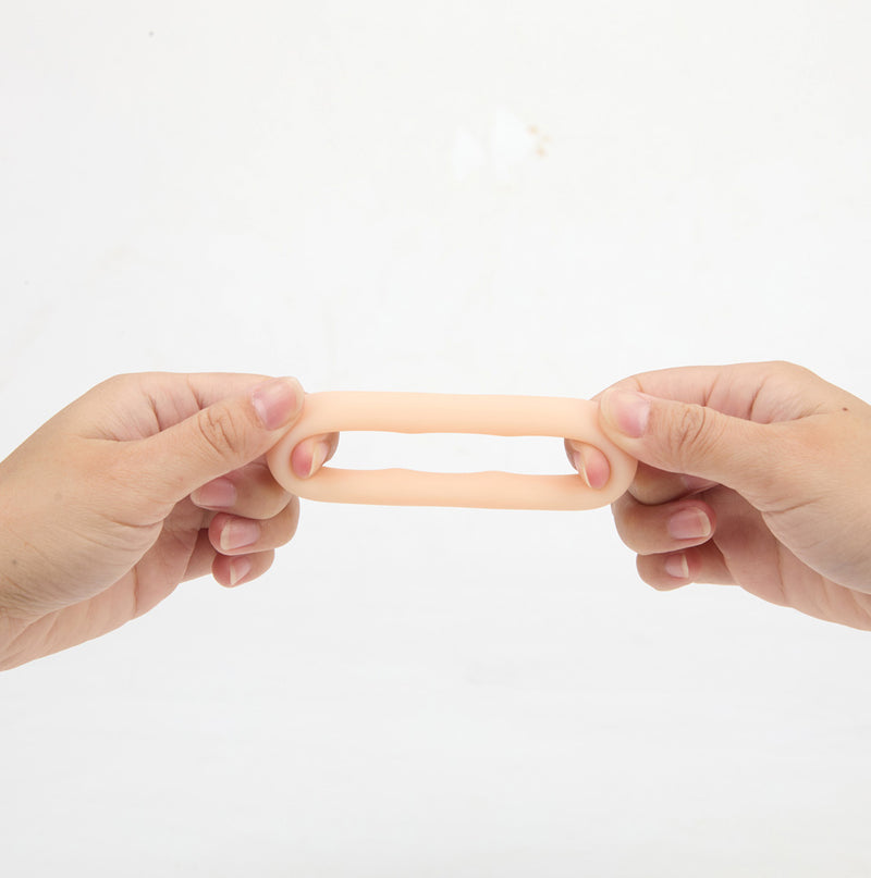 GUNNER Liquid Silicone Super Stretch C-Ring - VANILLA