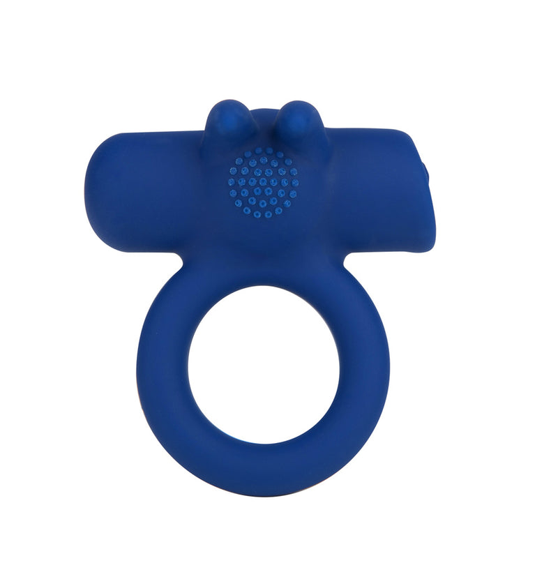 HUXLEY BLUE 10-Function Liquid Silicone Jaguar Powered C-Ring