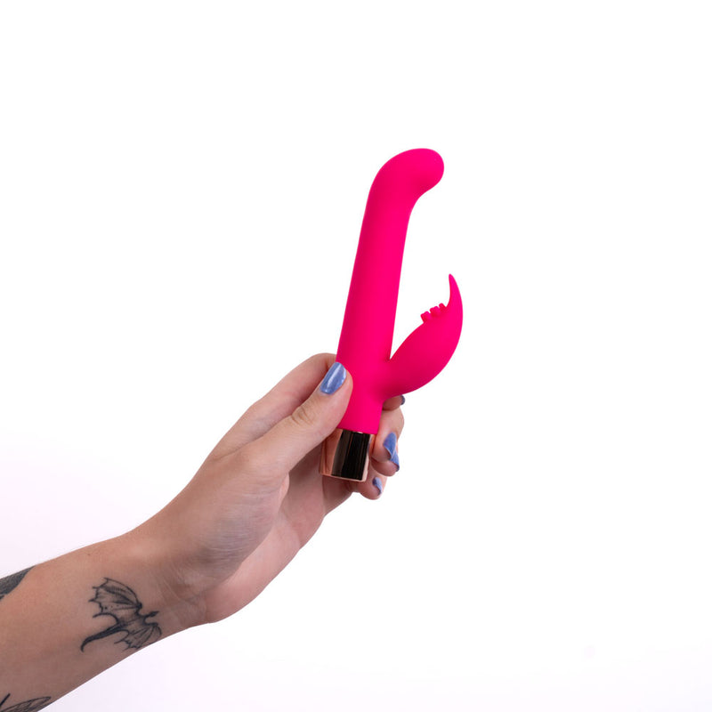 HAILEY PRO QI Rechargeable Silicone 25 Functions Dual Vibrator