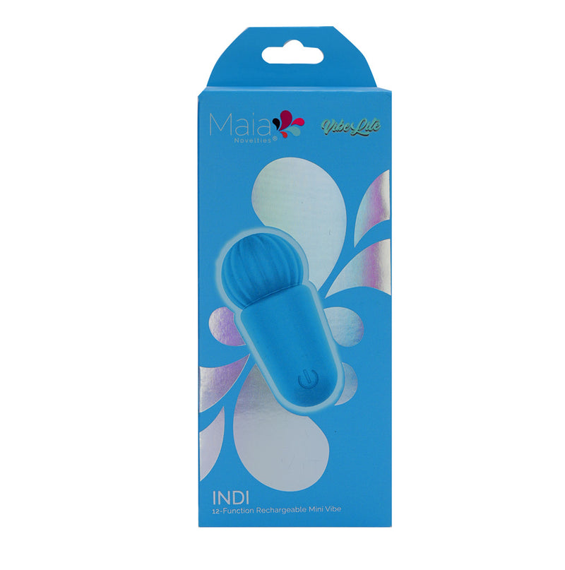 INDI BLUE Vibelite 12-Function Rechargeable Mini Rabbit Vibe