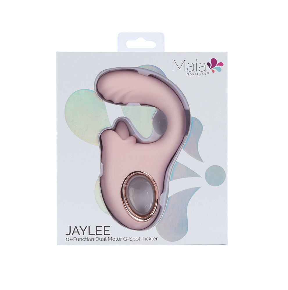 JAYLEE 10-Function Dual Motor G-Spot Tickler Vibrator maiatoys.com JAYLEE 10-Function Dual Motor G-Spot Tickler Vibrator maiatoys.com