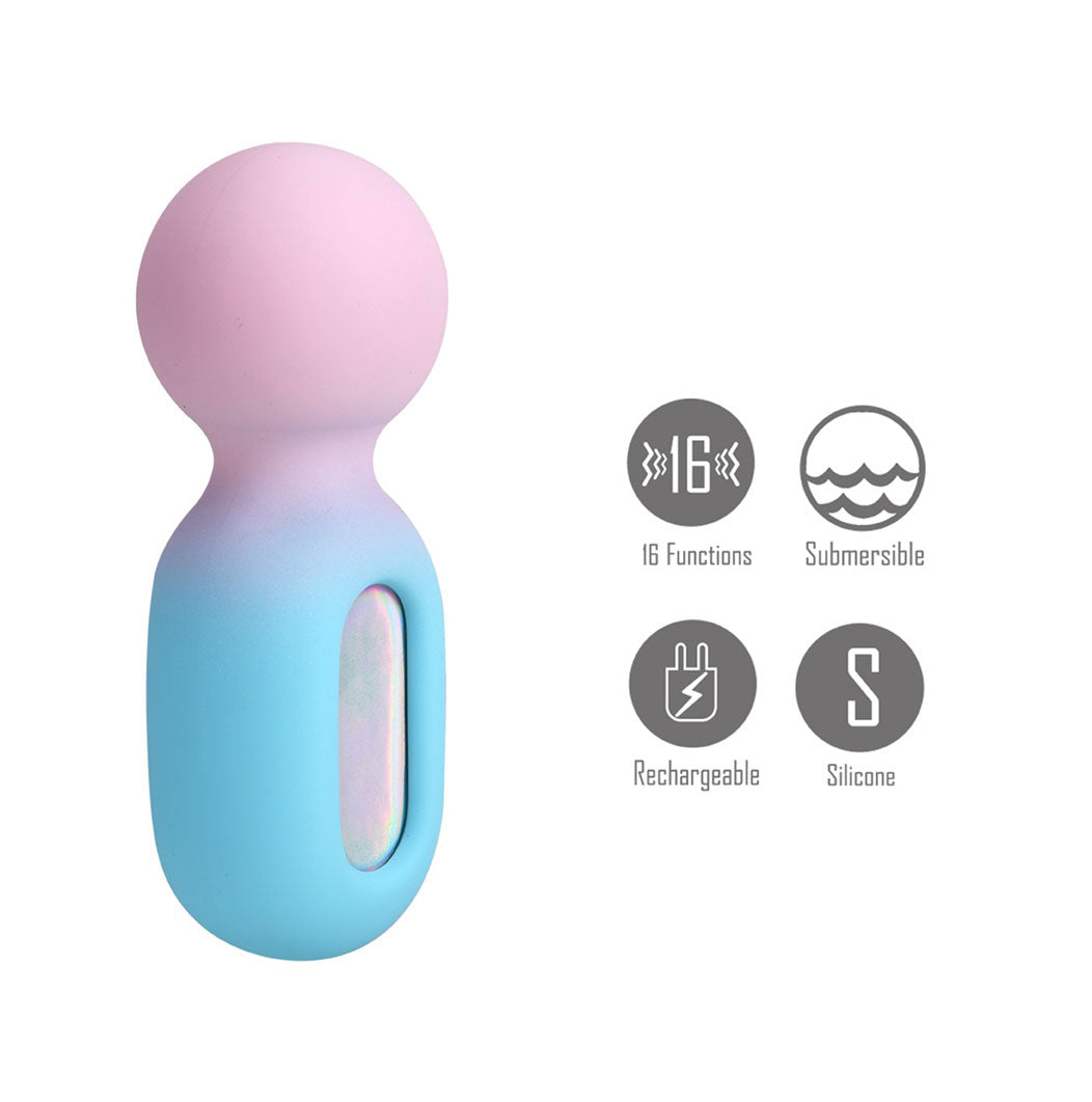 JAZZY 16-Function Mini-Wand Vibrator maiatoys.com JAZZY 16-Function Mini-Wand Vibrator maiatoys.com
