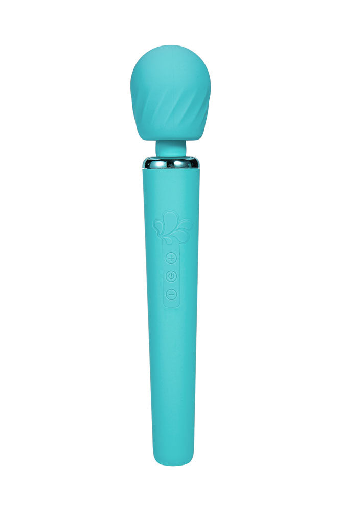 NALA 10-Function Touch Tempo Plug & Play Fiercely Powerful Wand Blue (Jaguar Power)