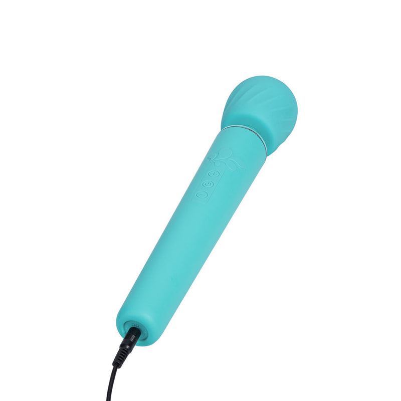 NALA 10-Function Touch Tempo Plug & Play Fiercely Powerful Wand Blue