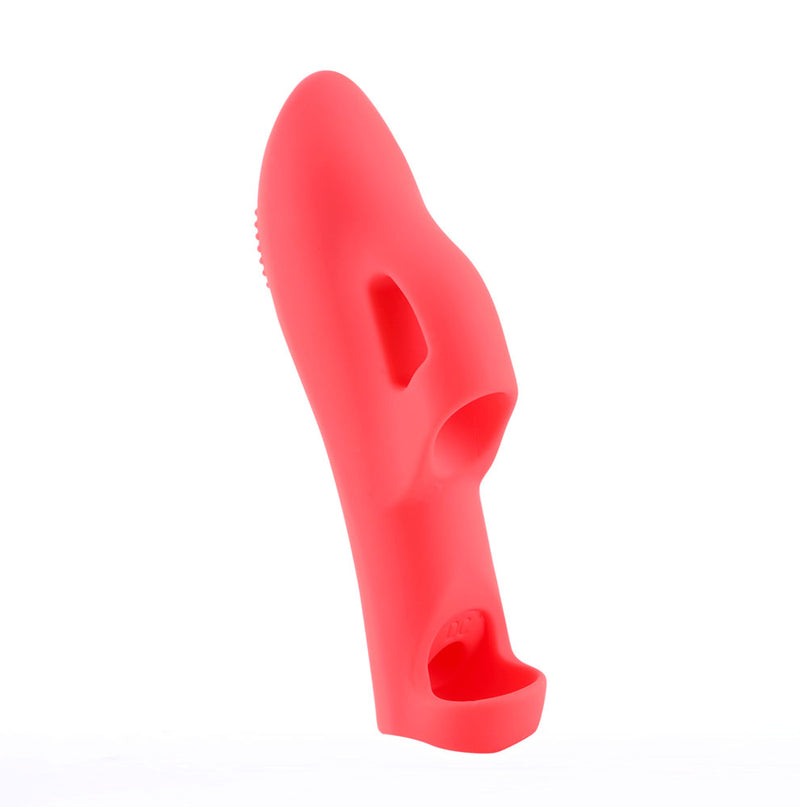 LANA RED Vibelite 6-Function 3-Speed Liquid Silicone Finger Vibrator