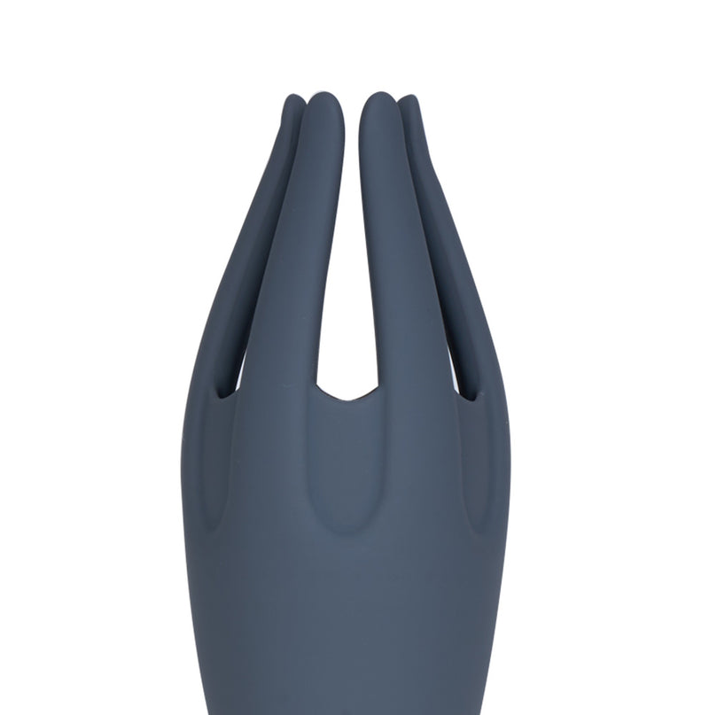 LEO GREY 10-Function Silicone Vibrating Head Tickler