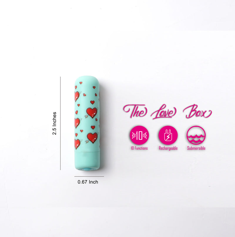 JILLY - VIBELITE Jaguar Powered Mini Bullet + Silicone Finger Sleeve