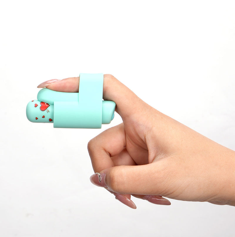 JILLY - VIBELITE Jaguar Powered Mini Bullet + Silicone Finger Sleeve
