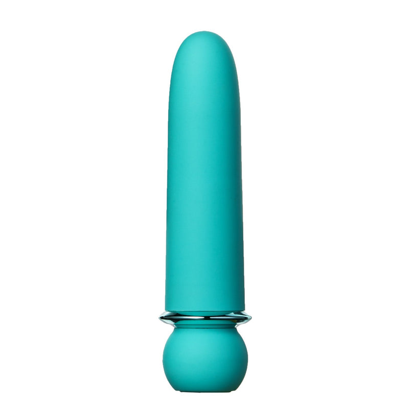 JAGUAR BLUE 10-Function Rechargeable Silicone Coated Super-Charged Bullet