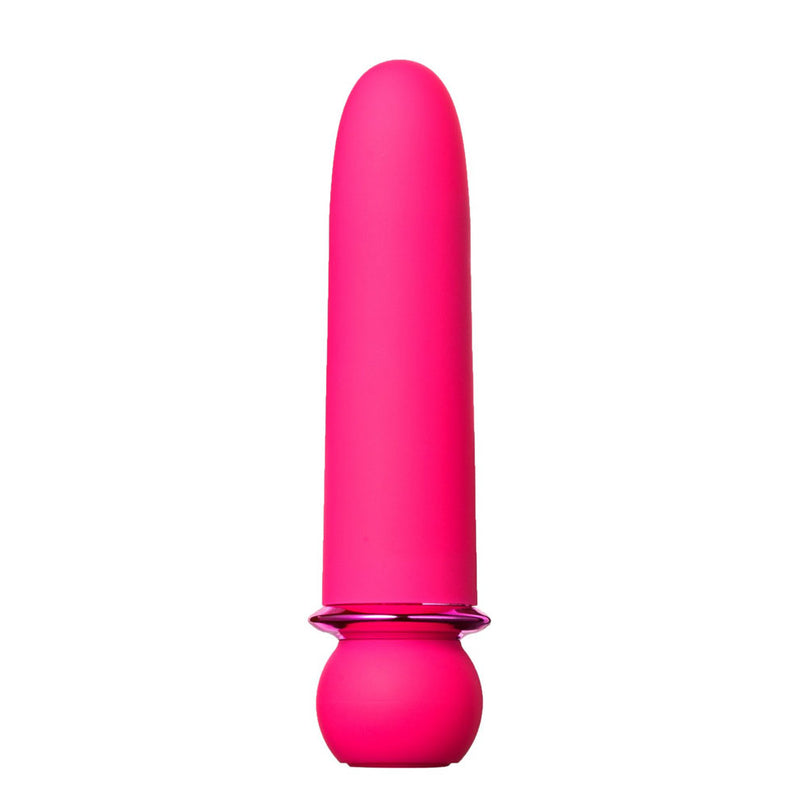 JAGUAR PINK 10-Function Rechargeable Silicone Coated Super-Charged Bullet