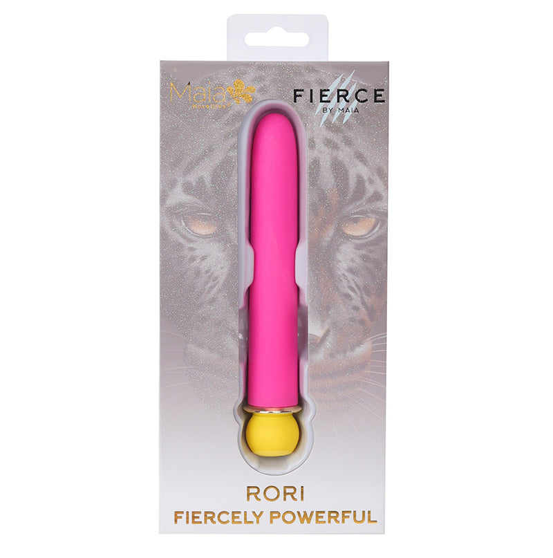 RORI PINK Super Charged X-Long 10-Function Rechargeable Bullet Vibrator