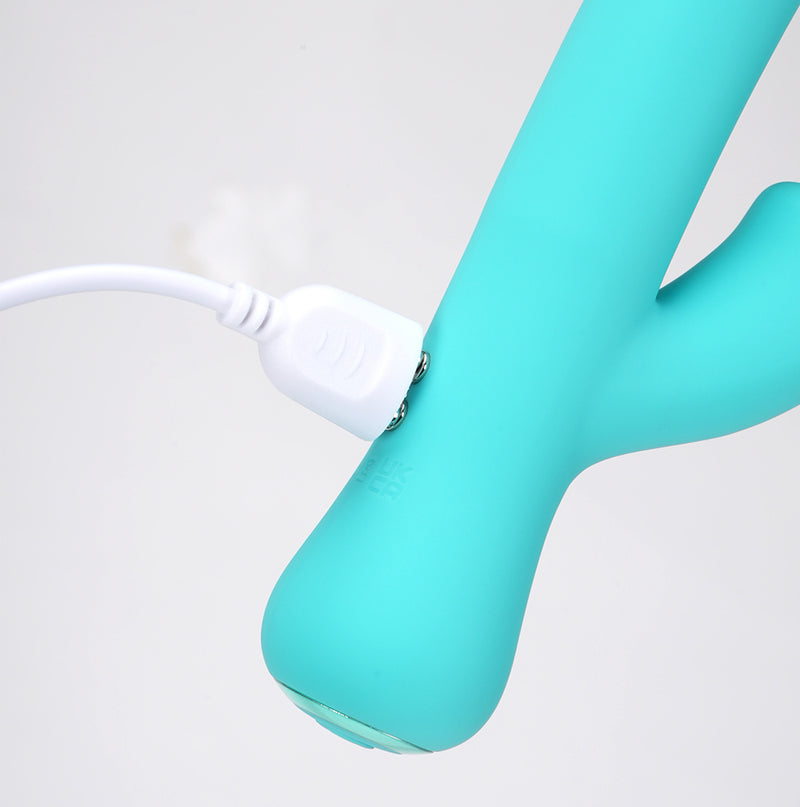 ZARA TEAL 10-Function Rechargeable Rabbit Vibe