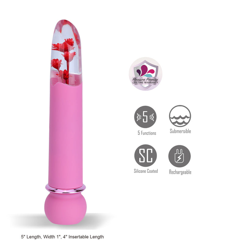 FLORA PINK 5-Speed Super Charged Flower Bullet (Jaguar Power)