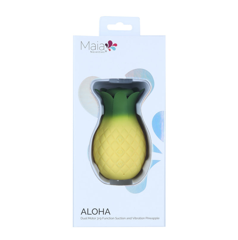 ALOHA Dual Motor 3+9 Function Suction and Vibration Pineapple