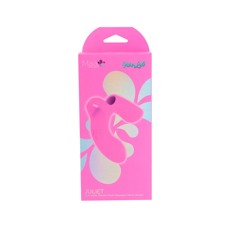 VIBELITE JULIET 9-Function Silicone Finger Massager Clitoral Vibrator