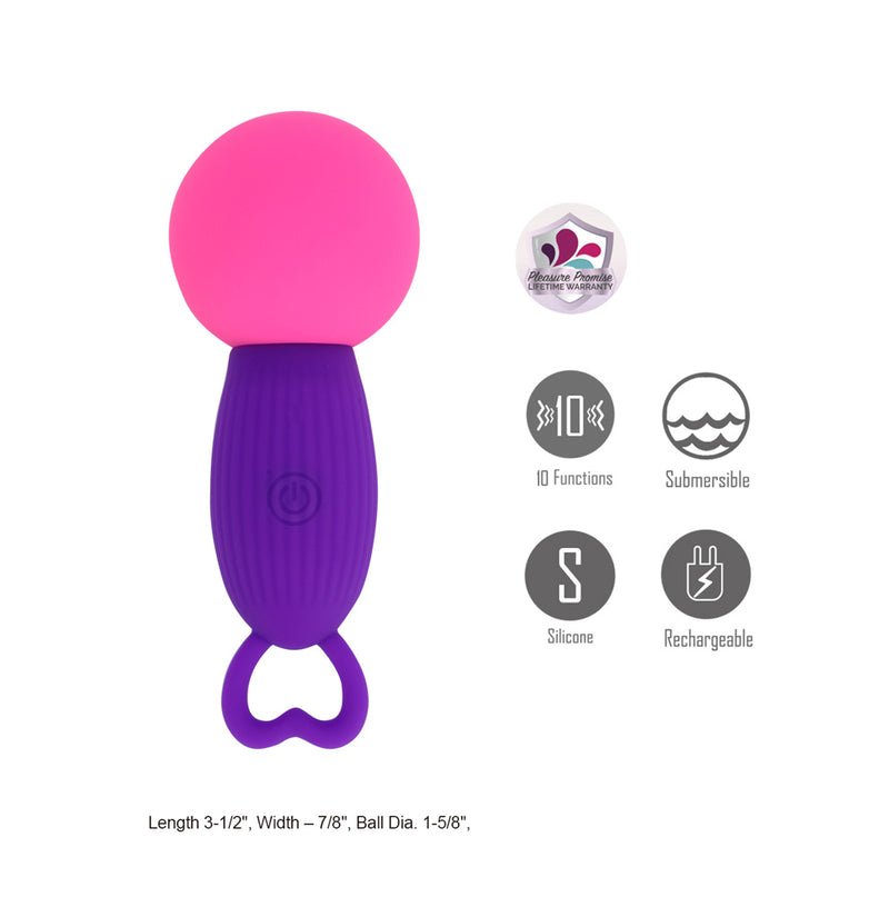 VIBELITE DARBY 10-Function Silicone Ball Vibrator