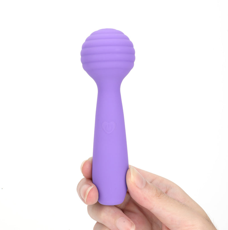 VIBELITE DAPHNE 10-Function Flexible Silicone Textured Mini Wand Vibe