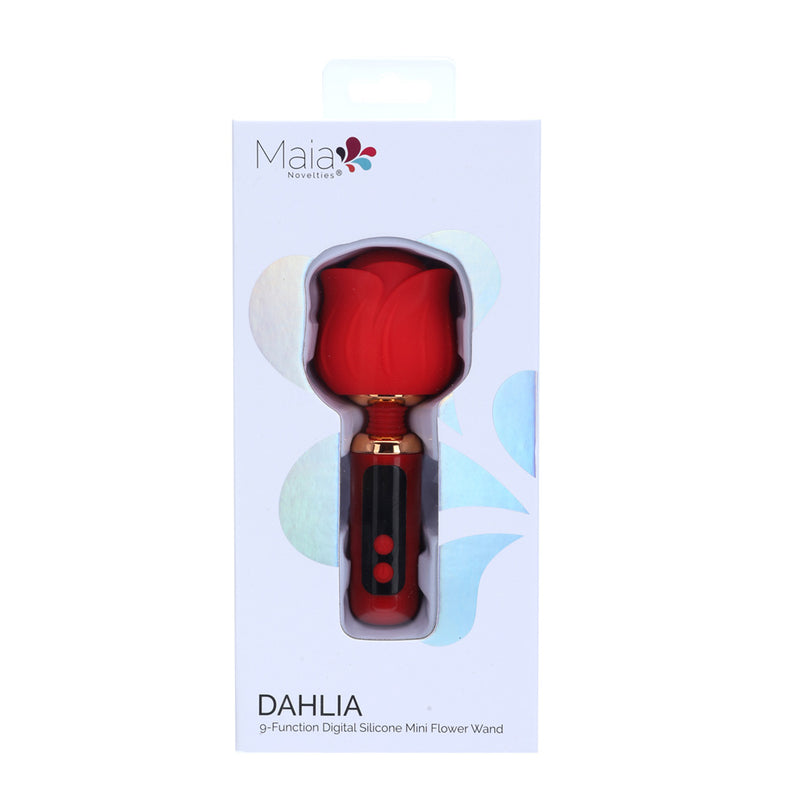 DAHLIA 9-Function Digital Silicone Mini Flower Wand