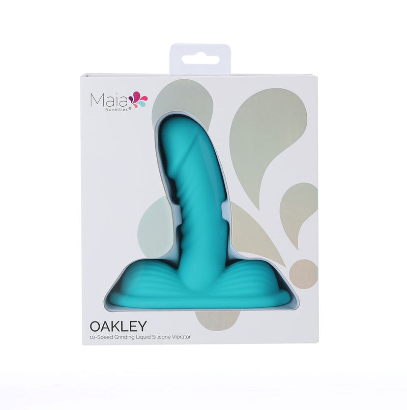 OAKLEY BLUE Three Motor 10-Speed Grinding Liquid Silicone Vibrating Dong