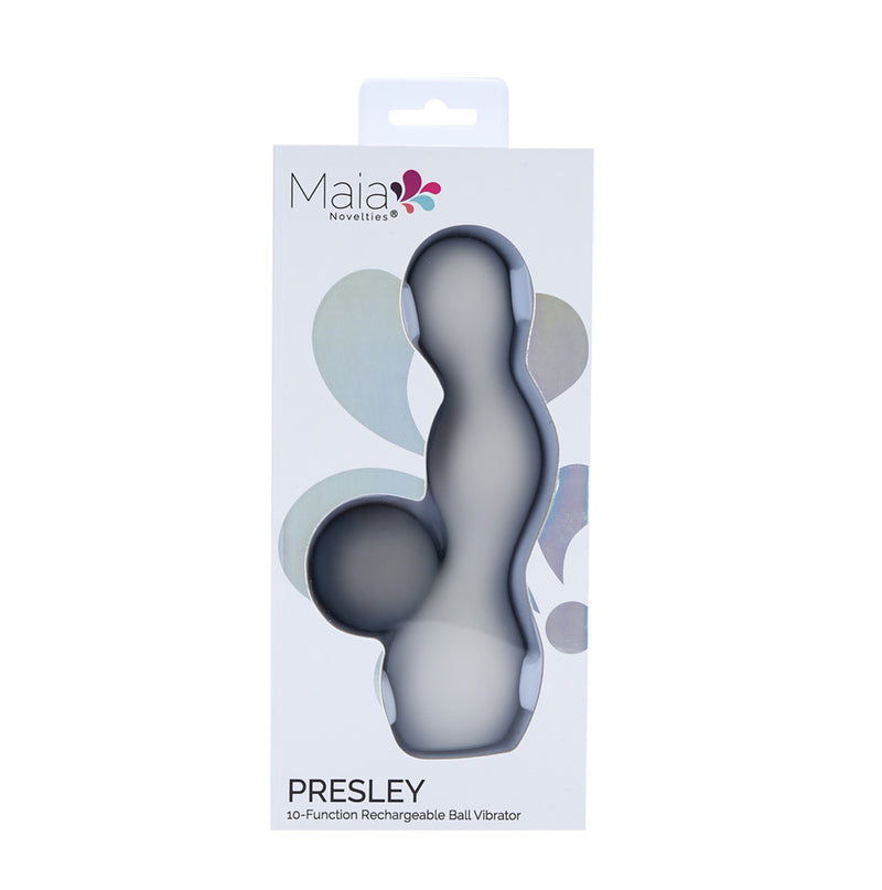 PRESLEY 10-Function Rechargeable Ripple & Ball Vibrator