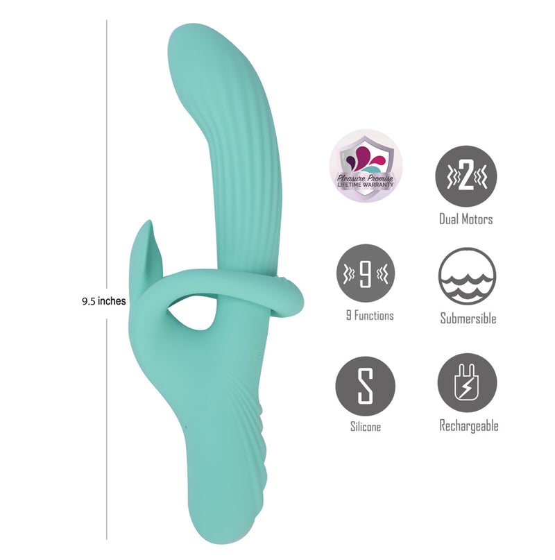 TENLEY Dual Motor Gyrating G-Spot Vibrator
