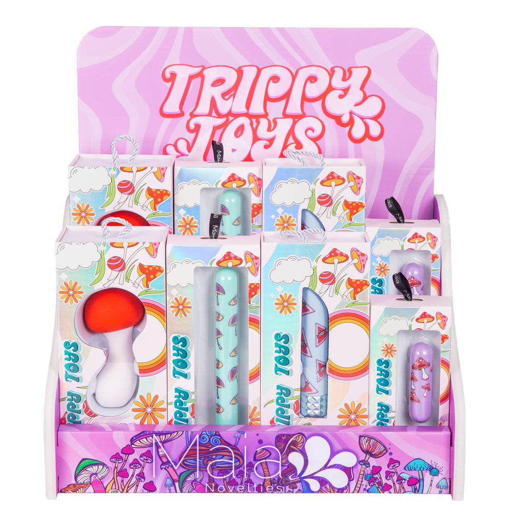 TRIPPY TOYS 8-Piece Display 2 of Each Trippy Item