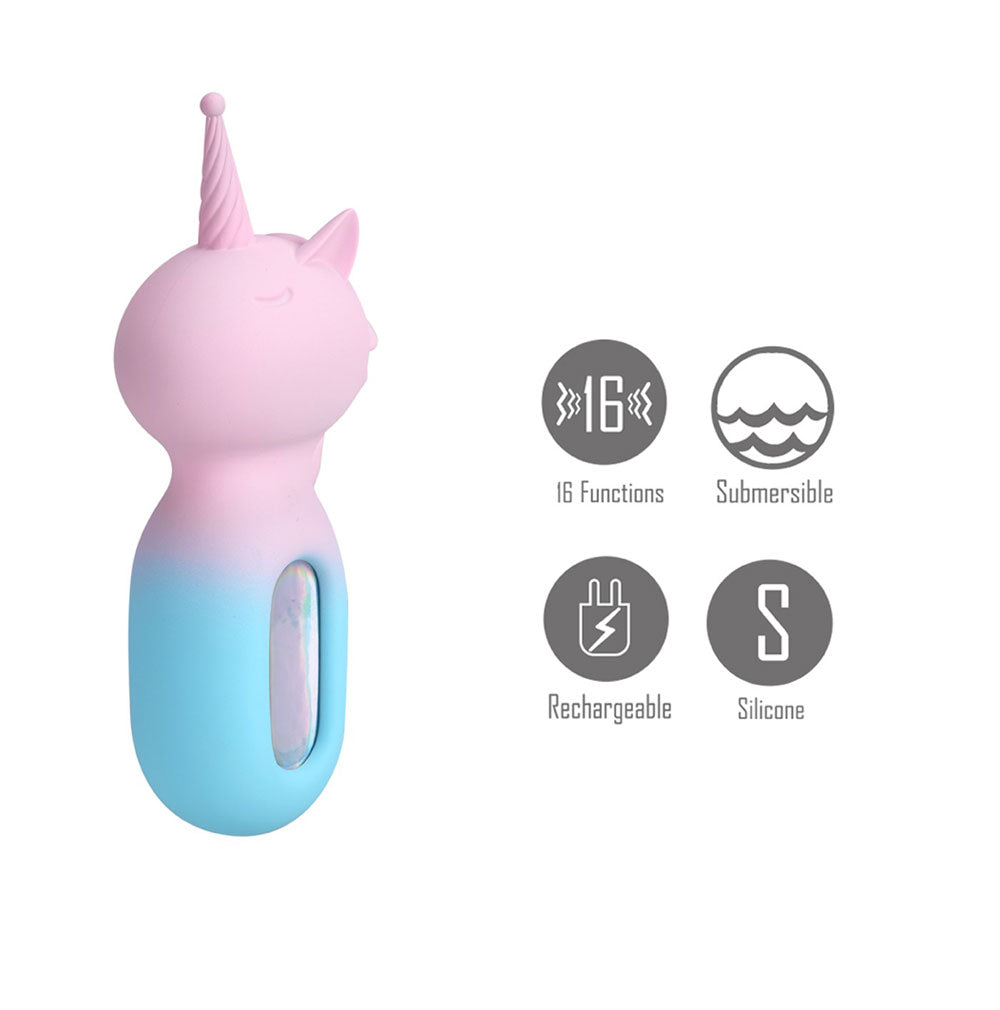 UNIE 16-Function Unicorn Wand Vibrator maiatoys.com UNIE 16-Function Unicorn Wand Vibrator maiatoys.com