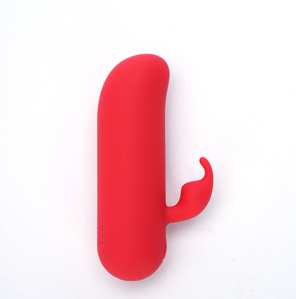 ZIA RED Vibelite 12-Function Rechargeable Mini Rabbit Vibe