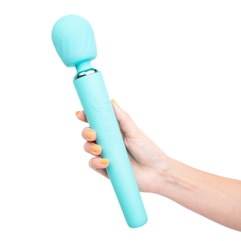 NALA 10-Function Touch Tempo Plug & Play Fiercely Powerful Wand Blue