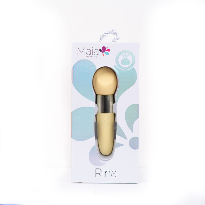 RINA YELLOW Rechargeable Dual Motor Silicone 15-Function Vibrator