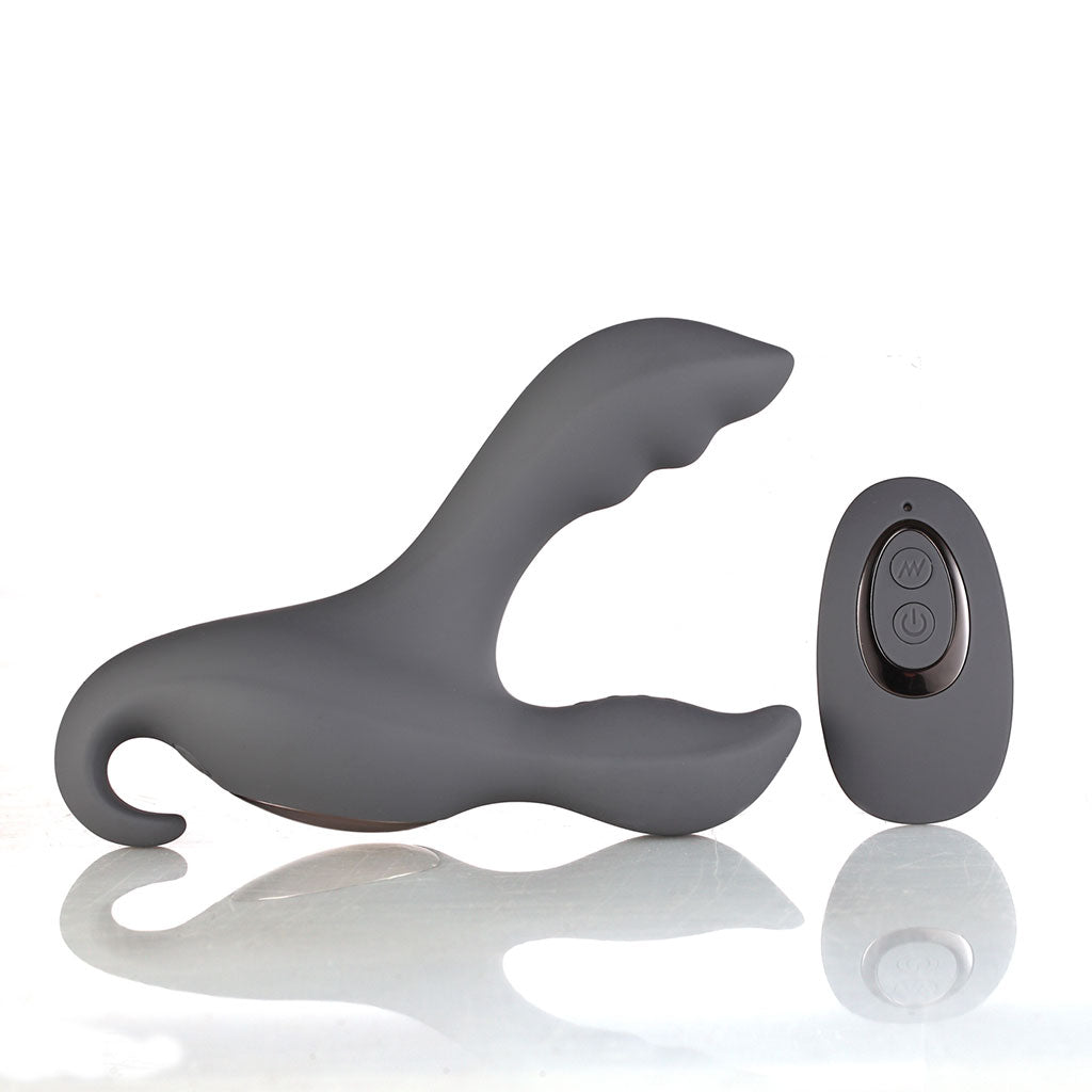 APOLLO 15-Function Silicone Remote Control Dual Motor USB Rechargeable Prostate Massager