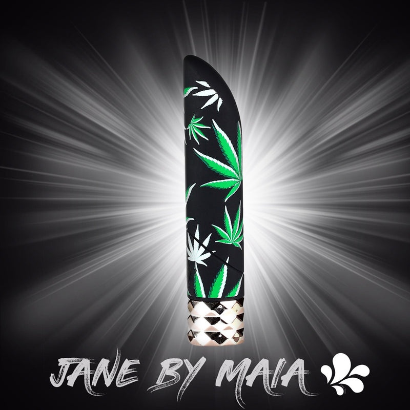 JANE 420 Series Crystal Gems USB Rechargeable 25-Function Bullet