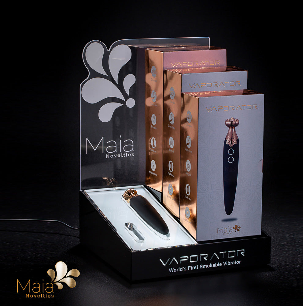 VAPORATOR Display Stand with 3 Vaporator + Tester maiatoys.com VAPORATOR Display Stand with 3 Vaporator + Tester maiatoys.com