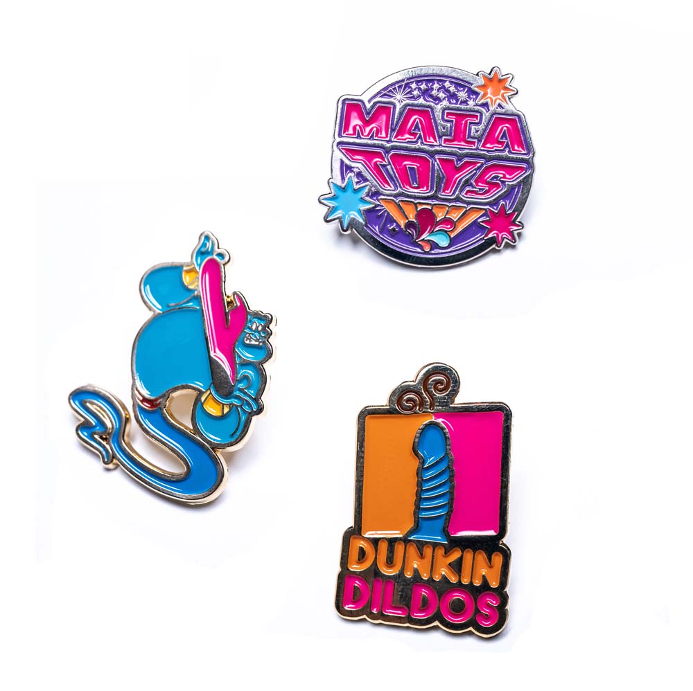 Maia Toys Promotional Pins