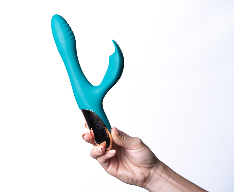 SKYLER USB Rechargeable Silicone Bendable Rabbit